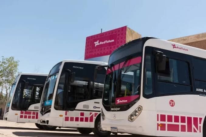 Unidad de transporte urbano de la Red Tulum en Argentina